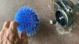 weedeater made into Electric Spin Scrubber (2.0)