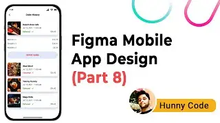 Figma Food Mobile App Design (Part 8) in Hindi