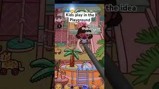 Toca boca playground role play🌈🏝️ 