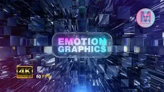 3D Glass Block Premium Logo Animation | 4K 60 FPS | Emotion Graphics
