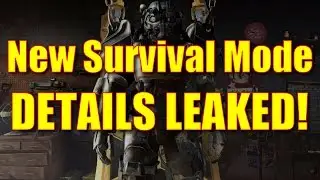 Fallout 4 Gameplay - New Survival Mode Details LEAKED!!