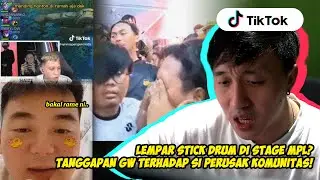 FAMS LEMPAR STIK DRUM KE KINGDOM! KOMUNITAS JADI RUSAK! REACTION TIKTOK MOBILE LEGEND!