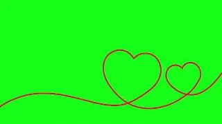 valentine heart green screen no copyright