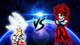 Hyper Sonic H 12P VS Goku Terror Final in Jump Force Mugen