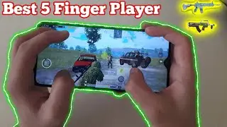 BEST RUSH GAMEPLAY in CONQUEROR RANK 🔥 Redmi Note 8 Pro HANDCAM + 5 Finger + Gyro | PUBG Mobile