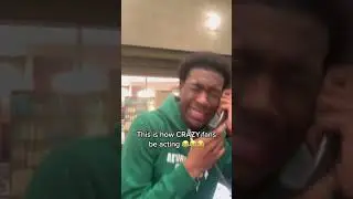 This is How Crazy Fans be Acting? #funny #shorts #comedy #fyp