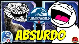 👉COSAS RIDÍCULAS de JURASSIC WORLD alive 😂 - BATALLAS contra la IA del juego