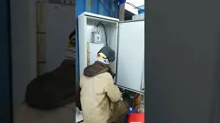 Напугал сварщика