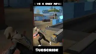 1 VS 4 ONLY MP40 🥵 WAIT WAIT 🤯🔴🔴🔴🤬||AS||🍷🤯😱#trending #freefire #world #viral #headshot #trending