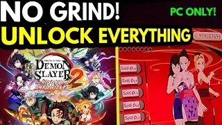 How to unlock everything in Demon Slayer Hinokami Chronicles 2 Instantly!!!