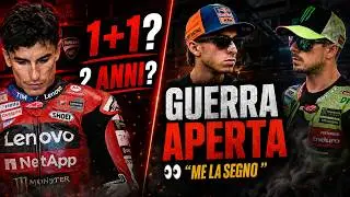 MARQUEZ: i DETTAGLI DEL RINNOVO! ACOSTA FURIOSO con DIGGIA (che lascia VR46) BRIVIO-HONDA, CFMOTO…