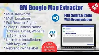 GM Google Map Data Extractor/ Scraper