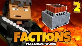 Minecraft Factions | #2 | TNT MINECART RAID! (Minecraft Factions Server)
