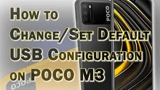 How to Change the Default USB Configuration on POCO M3 | Enable USB File Transfer