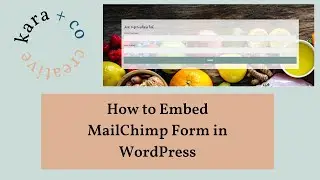 How to Add MailChimp Form to WordPress Site Without Badge