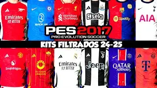 NUEVOS KITS FILTRADOS 24-25 PES 2017 PARA TODOS LOS PARCHES😍