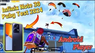 Infinix Note 30 Pubg Test 2024 | Pubg Mobile New Update 3.1 | Infinix Note 30 Sensitivity Code