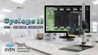 Aven Cyclops 3.0 Digital Microscope with USB 3.0 and HDMI