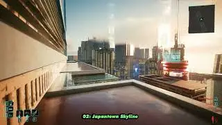 Parkourpunk - 2 - Climbing Japantown Highrise - Cyberpunk 2077 Parkour