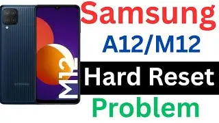 samsung m12 hard reset nahi ho raha hai / samsung a12 hard reset not working