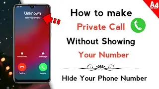 How to make Private Call Without Showing Your Number | A4 TECH TAMIL