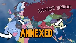What If Germany Annexed All Fascist Countries | HOI4 Timelapse