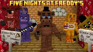THIS NEW MINECRAFT FNAF DECORATION ADDON IS AMAZING! (FBB Entertainment Mod Showcase)