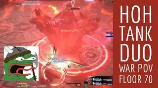 FFXIV HOH lvl70 Cerberus boss TANK DUO – Easy and fast - WAR POV