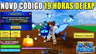 NOVOS CÓDIGOS 19 HORAS DE EXP + 24 CÓDIGOS DE XP BELI E RESET NO BLOX FRUITS 2024 - blox fruit codes