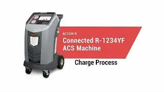 Using the AC1234-9 R-1234yf machine to charge an A/C system