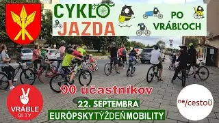 Массовая велопокатушка Врабле (Словакия) с мэром города / Cyclojazda po Vrábľoch