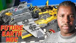 Futuristic LEGO Spaceship MOCs on Earth: Interview With The Creator