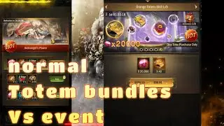 war and order : Golden totem event bundle vs normal bundle
