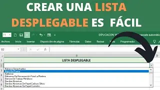 👽 Aprende a Crear Una Lista Desplegable en Excel en 15 Segundos | 