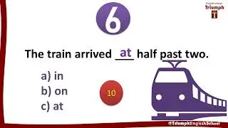 Prepositions of time (In, on, at) | Grammar test | English quiz