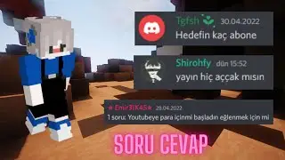 300 Abone Özel Soru Cevap | Bunlar Nasıl Sorular | Craftrise BedWars