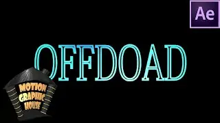 After Effects Offroad Yazı Tasarımı (Motion Text Design)