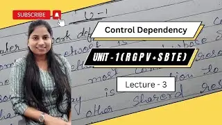 Conditions of Parallelism  || Control Dependency || lec-3 #rgpv #sbte_exam #notes #education