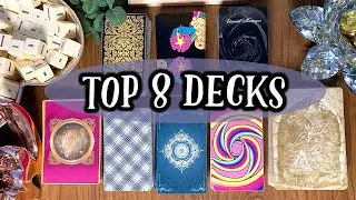 TOP 8 RIDE OR DIE HOLY GRAIL TAROT/ORACLE CARDS 🔮 Most Used Cards I Can't Live Without!