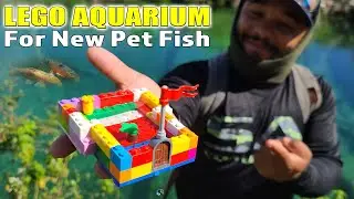 LEGO Aquarium for New Pet Fish DIY