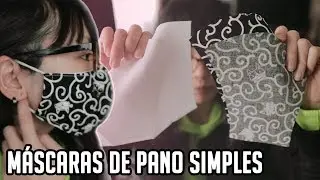 COMO FAZER MÁSCARA DE PROTEÇÃO CASEIRA, DIY - JAPÃO DIFERENTÃO
