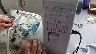 5. Настрачиваем туннельную тесьму и вставляем косточку