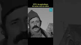 La colère des agriculteurs en 1973 🚜  #INA #shorts