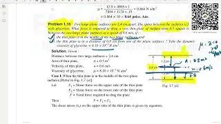 FLUID MECHANICS || R.K BANSAL|| CHAPTER 1 || Properties of Fluids || Example 1.18