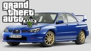 GTA 5 Custom Car Build Subaru Impreza ( Sultan RS )