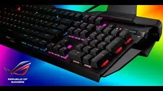 ROG Horus GK2000 RGB 機械式電競鍵盤燈效展示