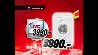 Реклама Эльдорадо 2007. Стиральная машина Ariston и телевизор JVC в подарок
