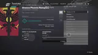 Destiny 2 ps5 Clan roster bug!