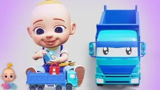 Carrera De Vehículos De Construcción Canción Del Color Del Auto Y Más Vídeos Divertidos