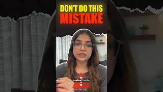 Don’t do this mistake when you invest in mutual funds. #mutualfundsip #mutualfunds #stockmarketindia